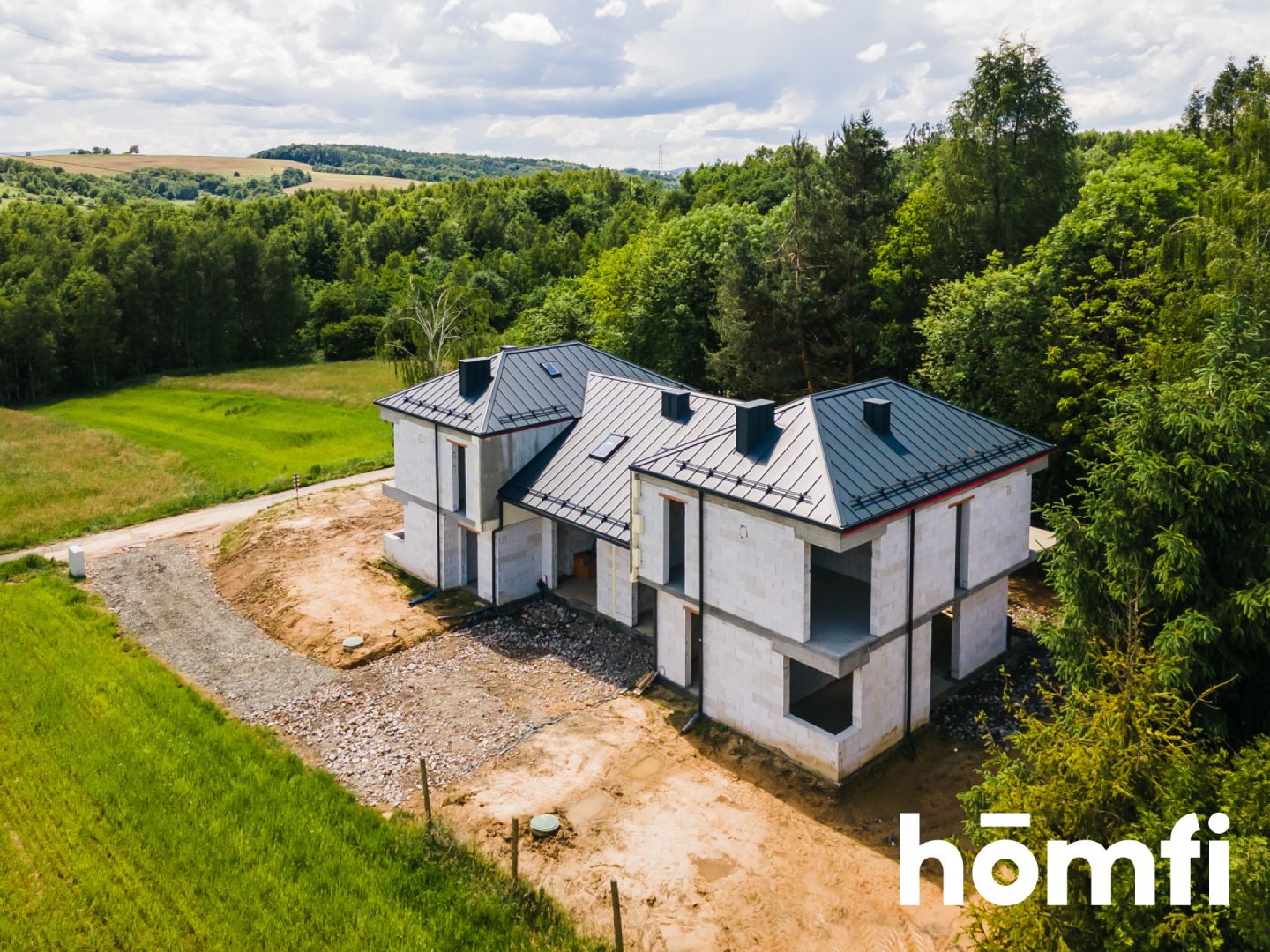 Dom do wykończenia | Panoramiczny widok | Skawina - Dom - Sprzedaż - Krakowski, Skawina / Polanka Hallera