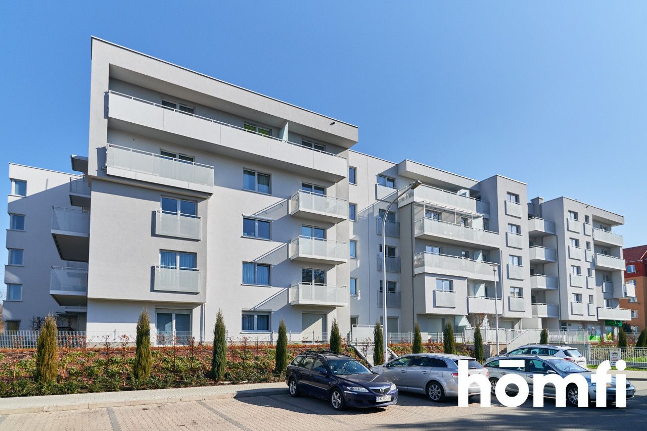 Studio z balkonem i garażem na Krzykach - ul. Burzowa - Mieszkanie - Wynajem - Wrocław, Krzyki