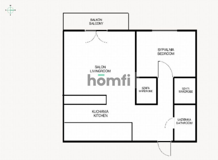 2 pokojowe mieszkania z balkonem ul. Wojaczka - Mieszkanie - Wynajem - Wrocław, Psie Pole / Sołtysowice