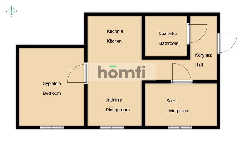 Dwupokojowe mieszkanie na parterze, ul. 1905 roku - Mieszkanie - Wynajem - Radom, Borki