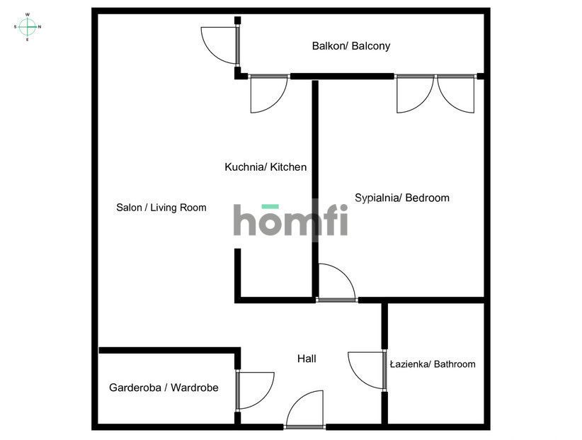 2 pokojowe mieszkanie na Ruczaju - Mieszkanie - Wynajem - Kraków, Ruczaj