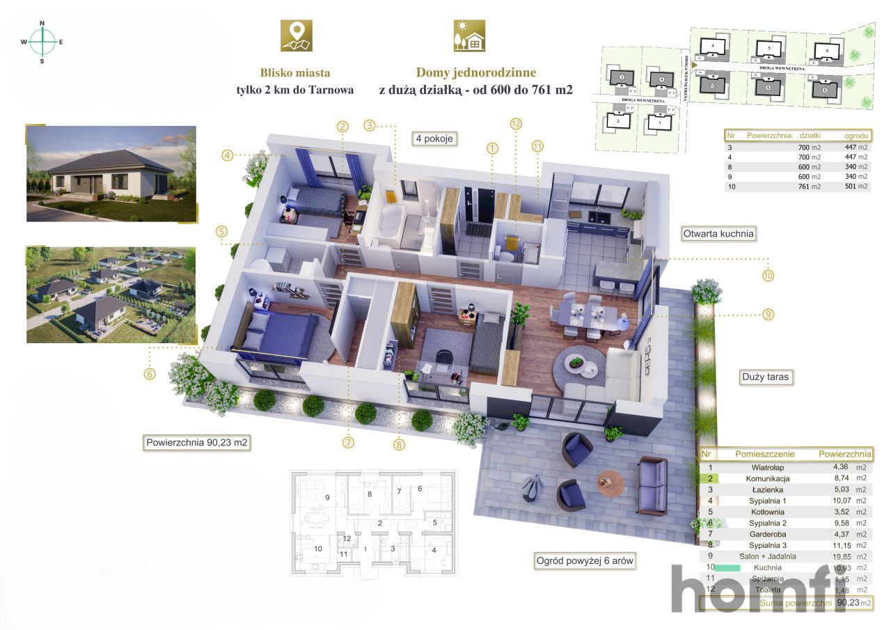 Dom wolnostojący 2 km od Tarnowa, cicha okolicy - Dom - Sprzedaż - Tarnowski, Lisia Góra / Pawęzów