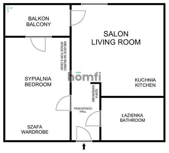JASNE MIESZKANIE 2 POK 40 M2 BALKON KOMÓRKA KORDIANA 31 - Mieszkanie - Wynajem - Kraków, Podgórze / Podgórze Duchackie