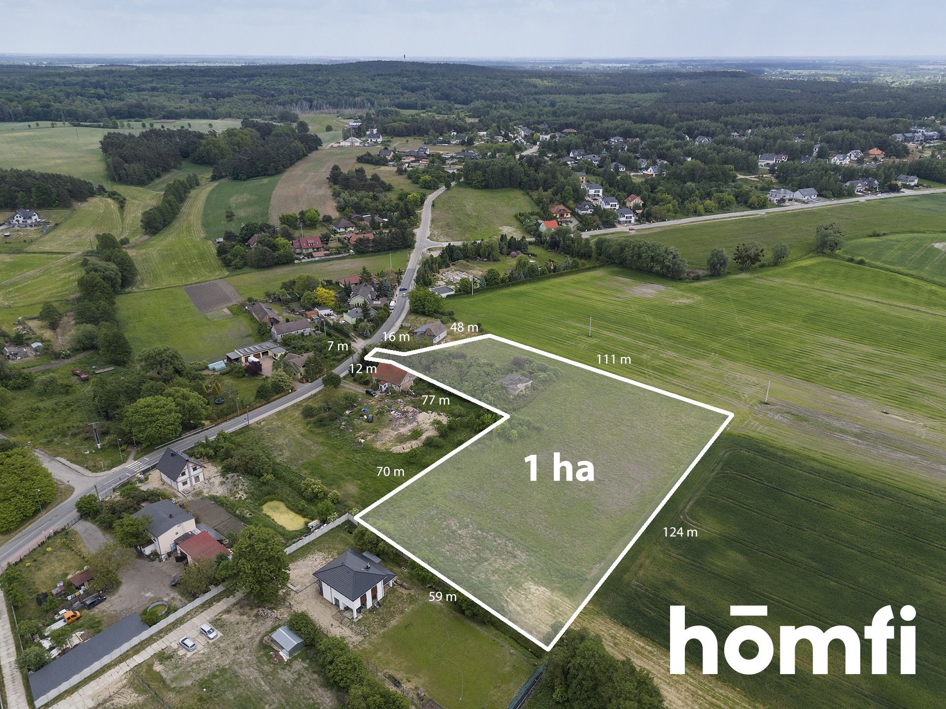 Agricultural and construction plot near Poznań! - Plot - Sale - Poznański, Czerwonak / Miękowo