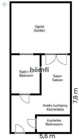 Dwa pokoje z ogrodem wykończone w wyższym standardzie - dostępne od zaraz! Ruczaj / Piltza / Czerwone Maki / Lubostroń Park - Mieszkanie - Wynajem - Kraków, Ruczaj