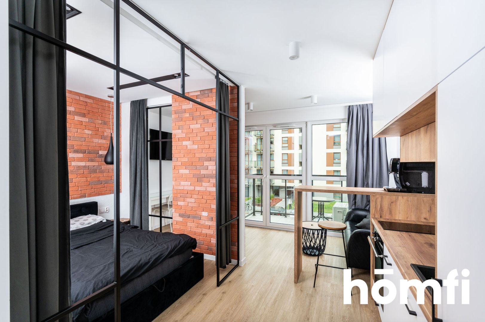 Klimatyzowane studio na wynajem (ul. Wrocławska) - Mieszkanie - Wynajem - Kraków, Krowodrza