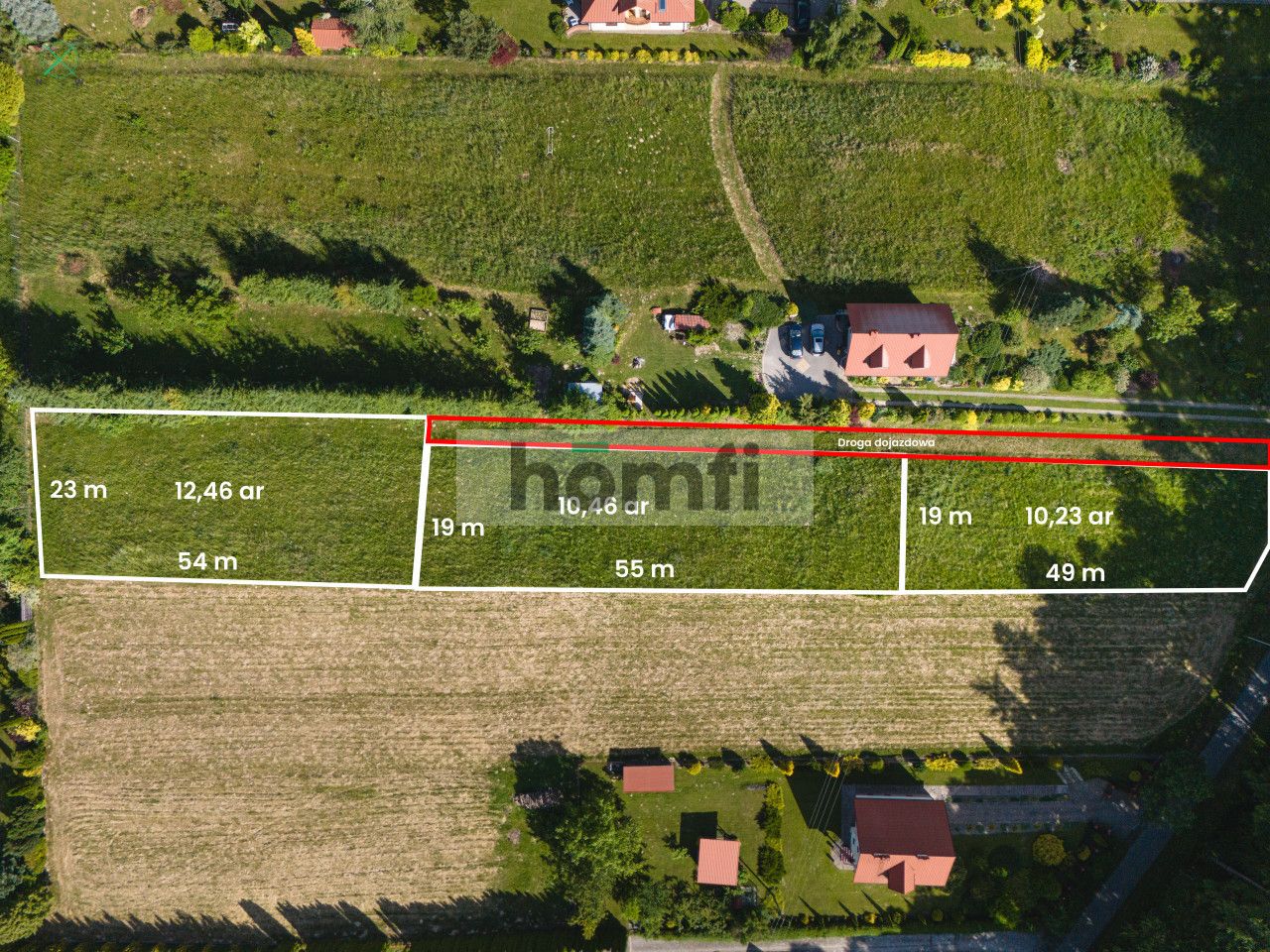 Sprzedaż 3. Działek z Warunkami Zabudowy w Dybawce - Działka - Sprzedaż - Przemyski, Krasiczyn / Dybawka Górna