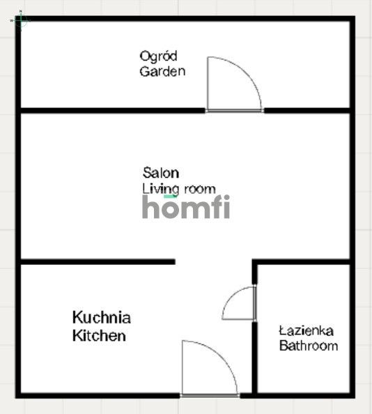 Kawalerka z ogródkiem na nowym osiedlu - Mieszkanie - Wynajem - Pruszkowski, Brwinów