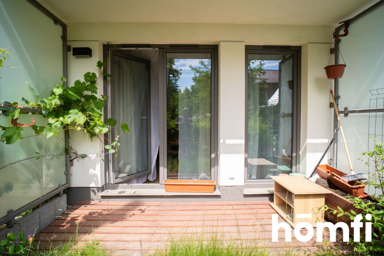 Kawalerka z ogródkiem na nowym osiedlu - Mieszkanie - Wynajem - Pruszkowski, Brwinów