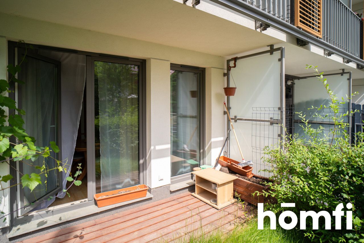 Kawalerka z ogródkiem na nowym osiedlu - Mieszkanie - Wynajem - Pruszkowski, Brwinów