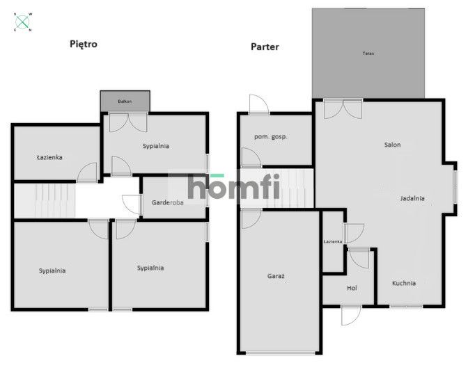 Narożna szeregówka o pow. 121,7 m² na 3,65 ar działce z garażem w bryle budynku - Dom - Sprzedaż - Rzeszów, Budziwój