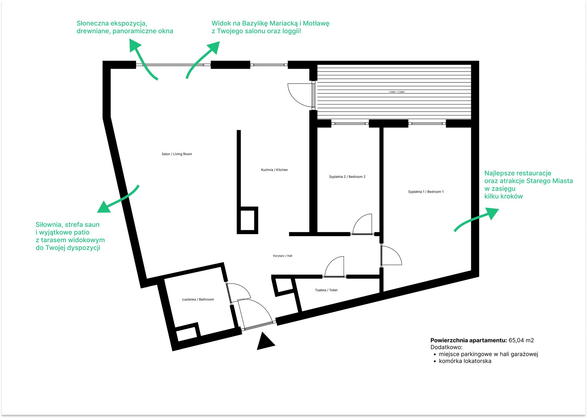 Unique apartment | view of Motława River and the Old Town - Apartment - Sale - Gdańsk, Śródmieście