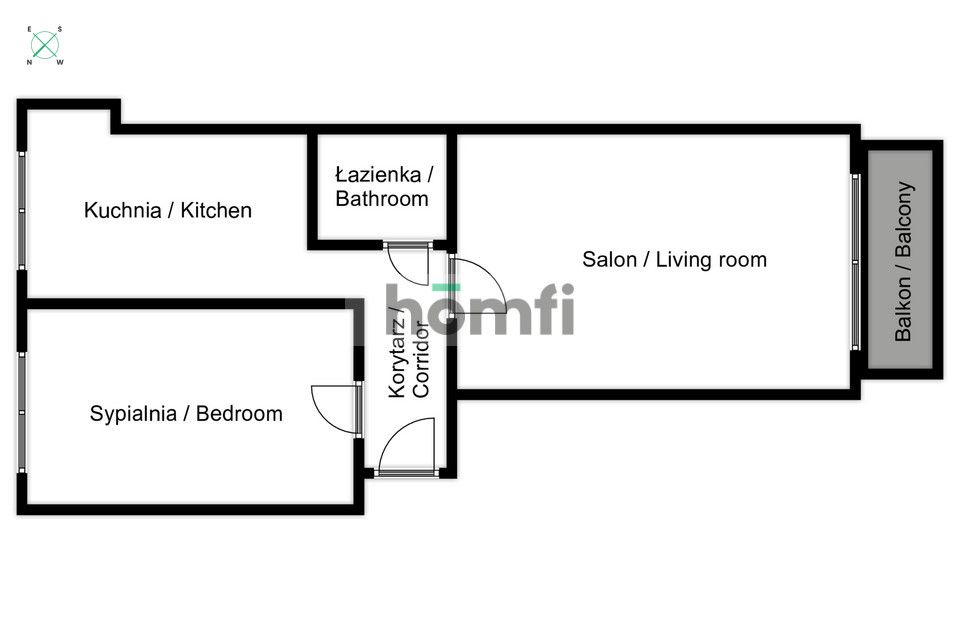 2 pokoje + kuchnia | przy Wiśle | Zwierzyniec - Mieszkanie - Wynajem - Kraków, Krowodrza / Zwierzyniec
