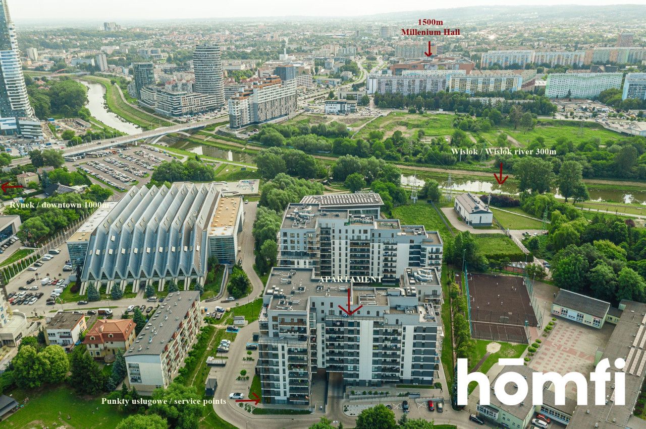 Luksusowy apartament w sercu miasta | Nowe osiedle - Mieszkanie - Wynajem - Rzeszów, Śródmieście