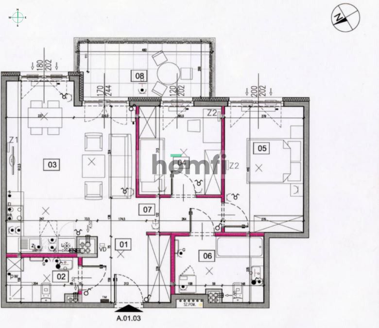 Zostań pierwszym najemcą 3pok. miejsce postojowe - Mieszkanie - Wynajem - Kraków, Krowodrza / Wola Justowska