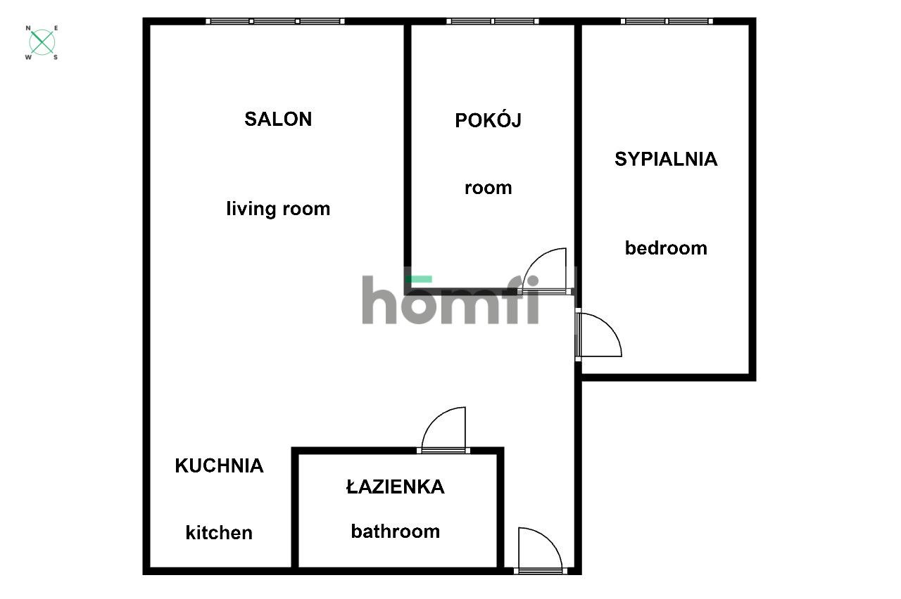 Celarowska, 46m²: 3 pokoje + piwnica | o3 Business Park | 29 Listopada | Opolska - Mieszkanie - Wynajem - Kraków, Śródmieście / Prądnik Czerwony