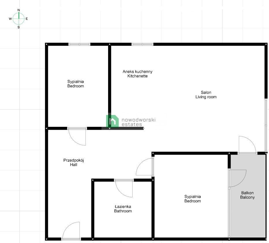 3-pokojowy apartament 15te piętro ul. Jesionowa - Mieszkanie - Wynajem - Wrocław, Krzyki / Tarnogaj