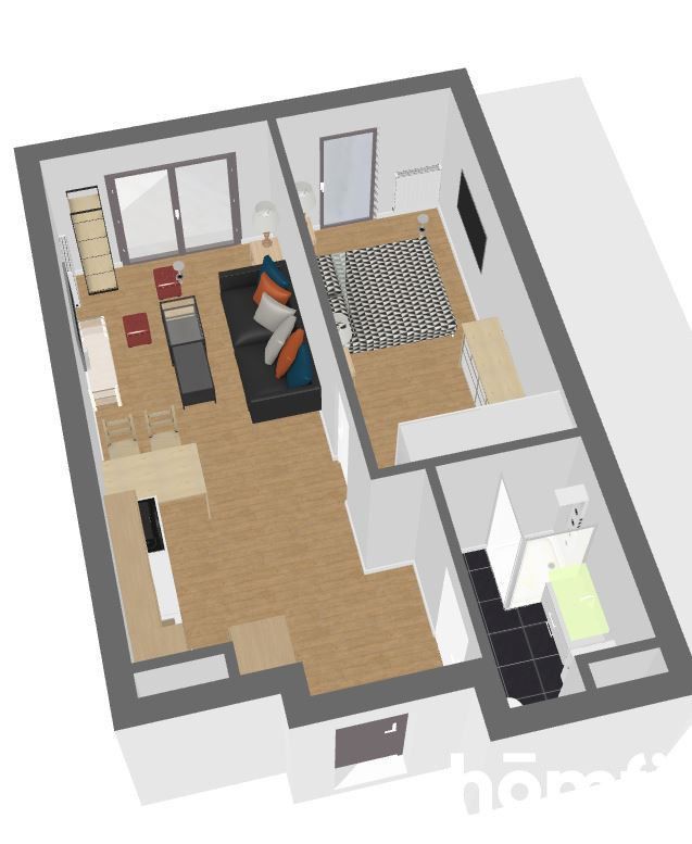 2-POKOJOWY APARTMANENT W INWESTYCJI HB1820 - Mieszkanie - Wynajem - Wrocław, Krzyki / Przedmieście Oławskie