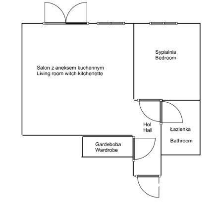 Luksusowe 2 pokojowe mieszkanie z garażem - Mieszkanie - Wynajem - Gdańsk, Przymorze