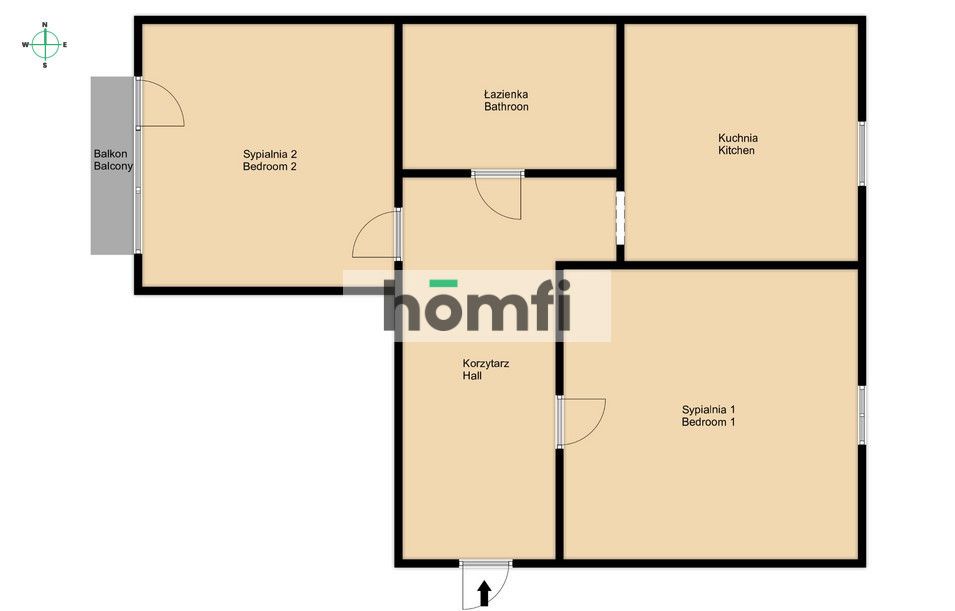 Dwupokojowe mieszkanie na osiedlu Ustronie - Mieszkanie - Sprzedaż - Radom, Ustronie