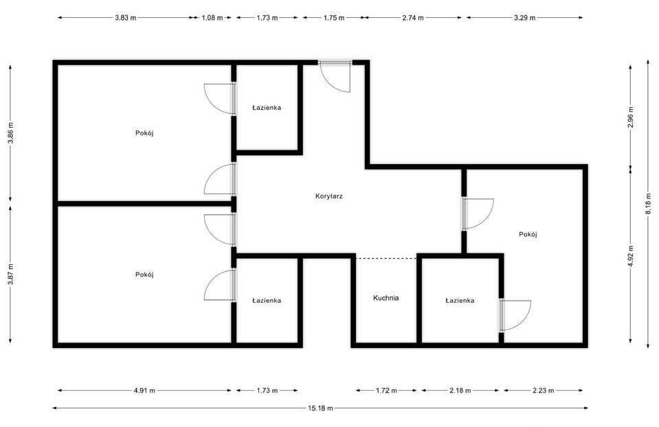 Na sprzedaż 3-pokojowe mieszkanie inwestycyjne w Poznaniu! - Mieszkanie - Sprzedaż - Poznań, Grunwald / Górczyn