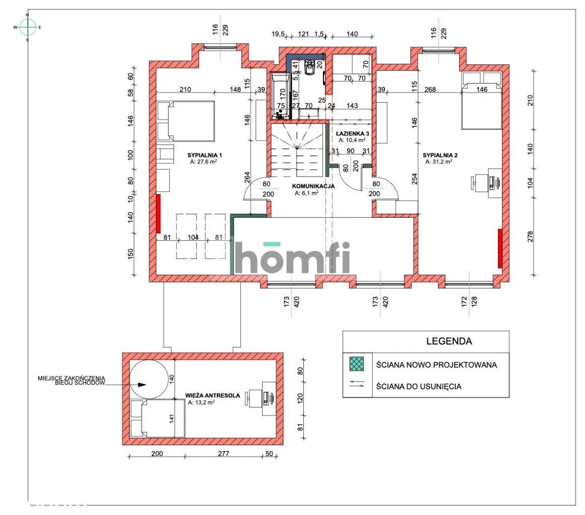 Przestronny penthouse z wieżą w centrum Łodzi - Mieszkanie - Sprzedaż - Łódź, Śródmieście