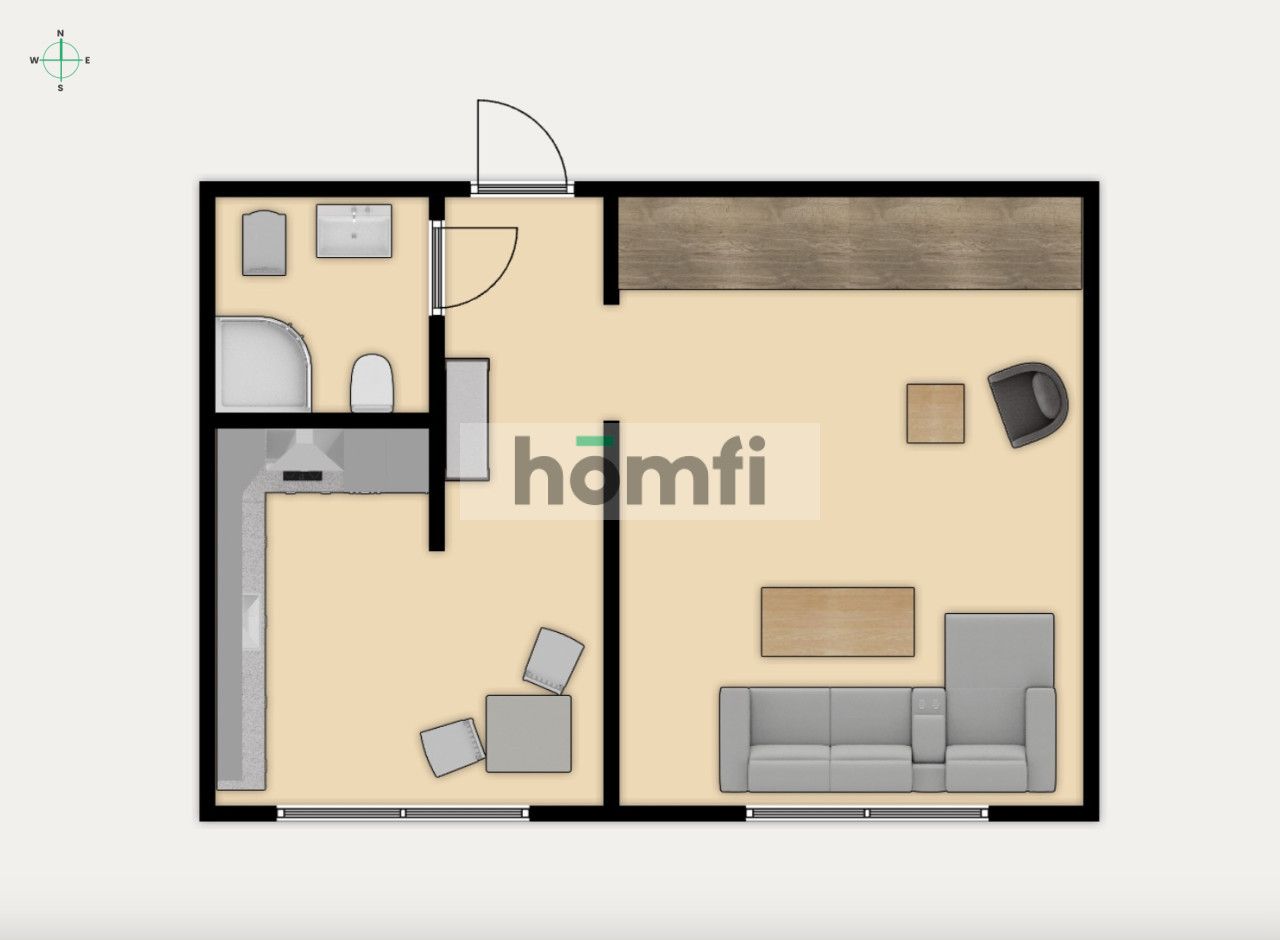 Komfortowa kawalerka w idealnej lokalizacji - Mieszkanie - Wynajem - Pabianicki, Pabianice