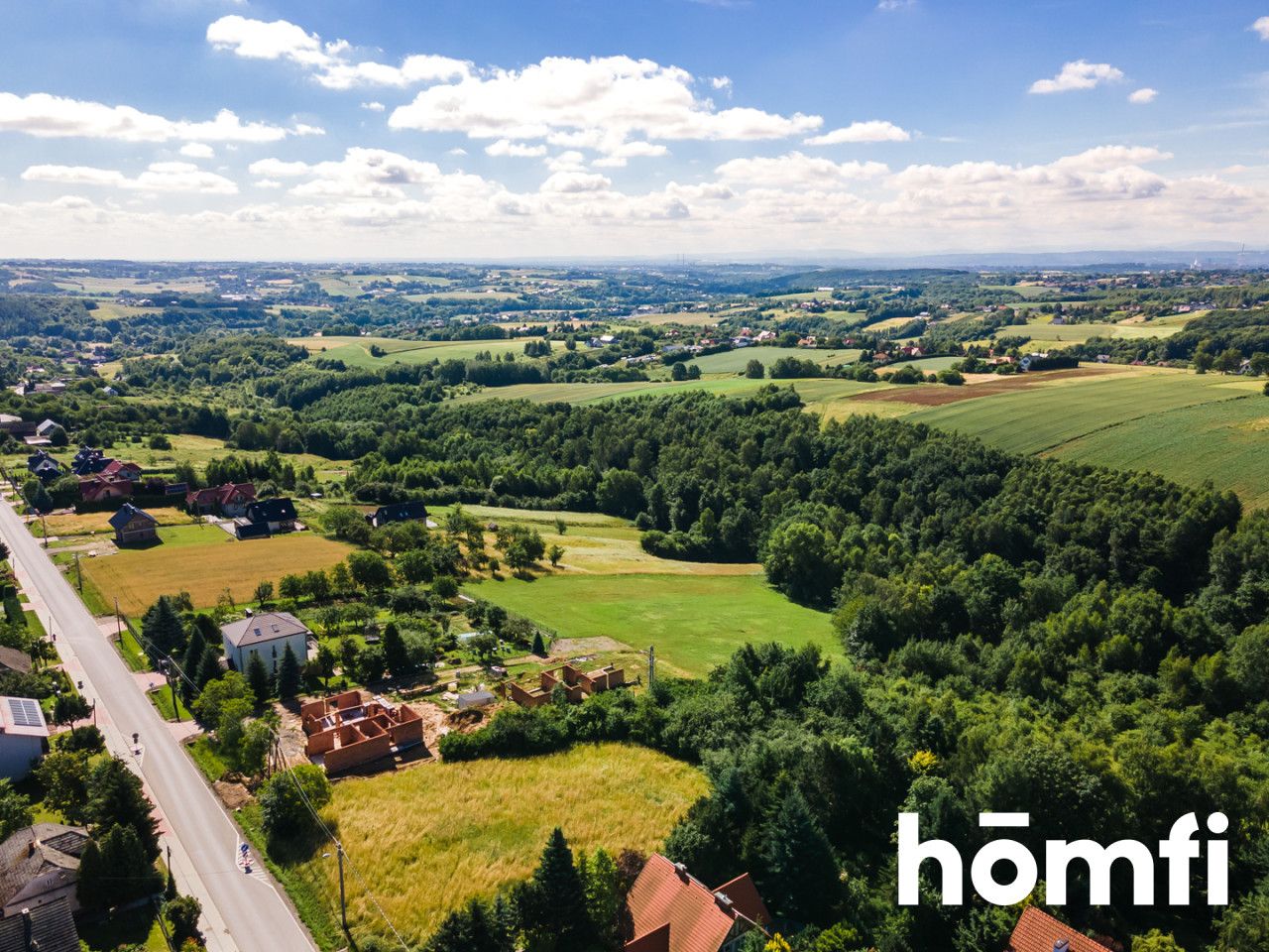 Wyjątkowo widokowa działka wraz z projektem, pozwoleniem i rozpoczętą budową - Michałowice - Działka - Sprzedaż - Krakowski, Michałowice