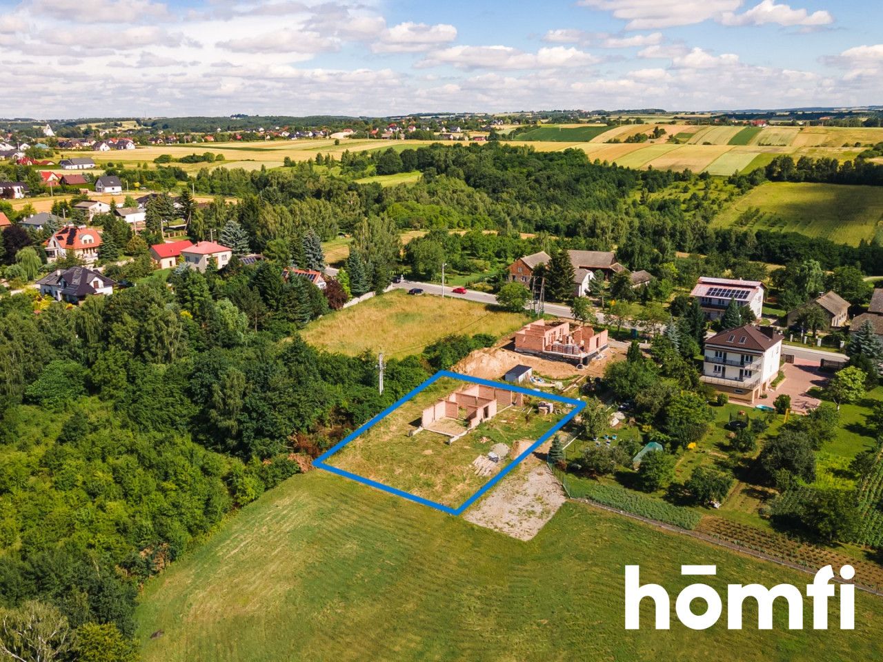 Wyjątkowo widokowa działka wraz z projektem, pozwoleniem i rozpoczętą budową - Michałowice - Działka - Sprzedaż - Krakowski, Michałowice