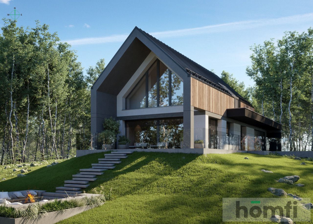 Wyjątkowo widokowa działka wraz z projektem, pozwoleniem i rozpoczętą budową - Michałowice - Działka - Sprzedaż - Krakowski, Michałowice