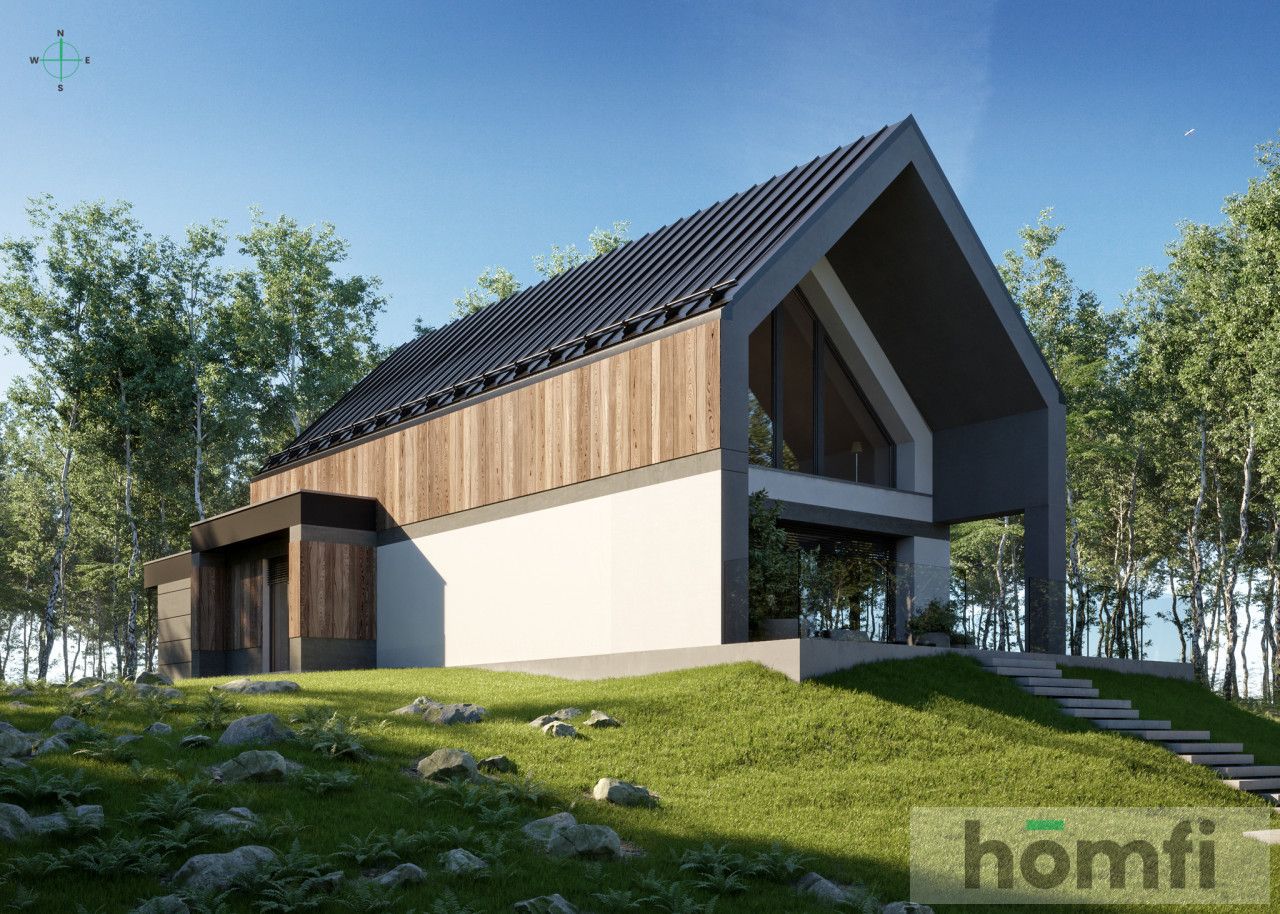 Wyjątkowo widokowa działka wraz z projektem, pozwoleniem i rozpoczętą budową - Michałowice - Działka - Sprzedaż - Krakowski, Michałowice