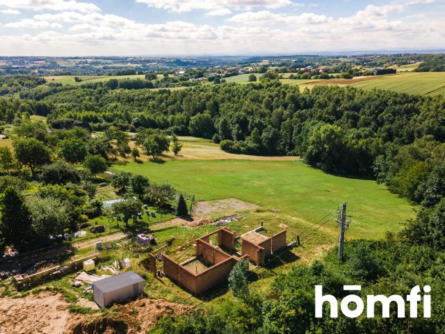 Wyjątkowo widokowa działka wraz z projektem, pozwoleniem i rozpoczętą budową - Michałowice - Działka - Sprzedaż - Krakowski, Michałowice