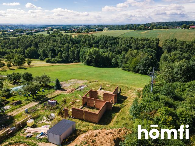 Wyjątkowo widokowa działka wraz z projektem, pozwoleniem i rozpoczętą budową - Michałowice - Działka - Sprzedaż - Krakowski, Michałowice