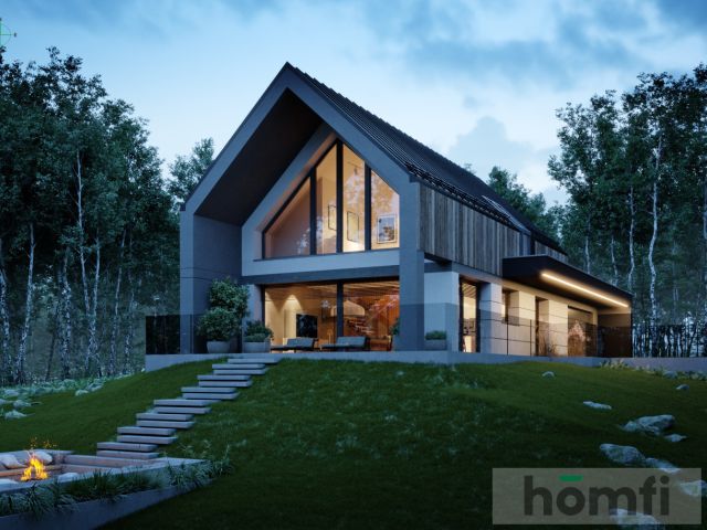 Wyjątkowo widokowa działka wraz z projektem, pozwoleniem i rozpoczętą budową - Michałowice - Działka - Sprzedaż - Krakowski, Michałowice