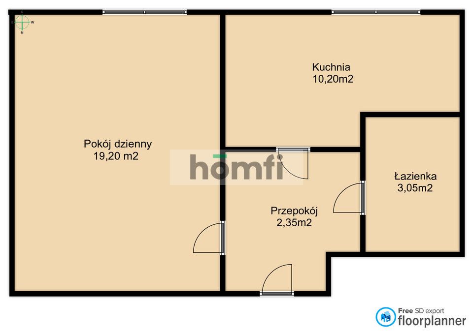 Duża kawalerka 34,8m² na parterze w ŚWIDNIKU - Mieszkanie - Sprzedaż - Świdnicki, Świdnik
