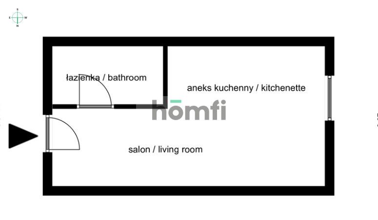 Do wynajęcia piękne studio przy ulicy Lubickiej - Mieszkanie - Wynajem - Toruń, Jakubskie Przedmieście