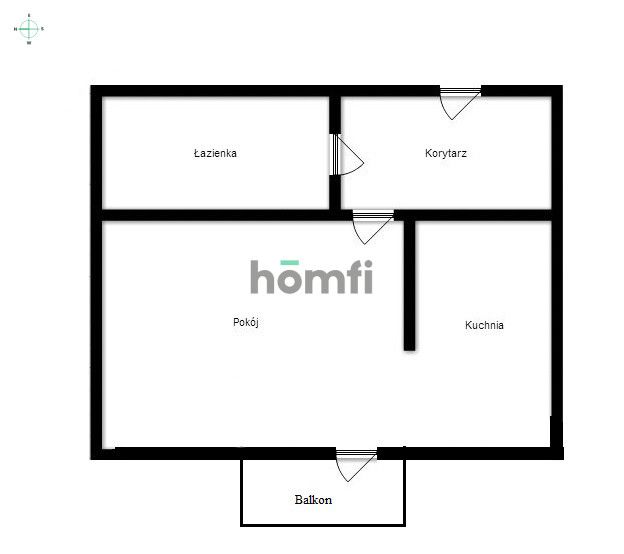 Przestronne studio z oddzielną kuchnią ul. Radzikowskiego - Mieszkanie - Wynajem - Kraków, Krowodrza / Bronowice
