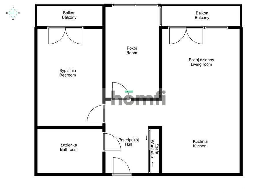 3 pokoje, 71m2, blisko Centrum - Kępa Mieszczańska - Mieszkanie - Wynajem - Wrocław, Kępa Mieszczańska