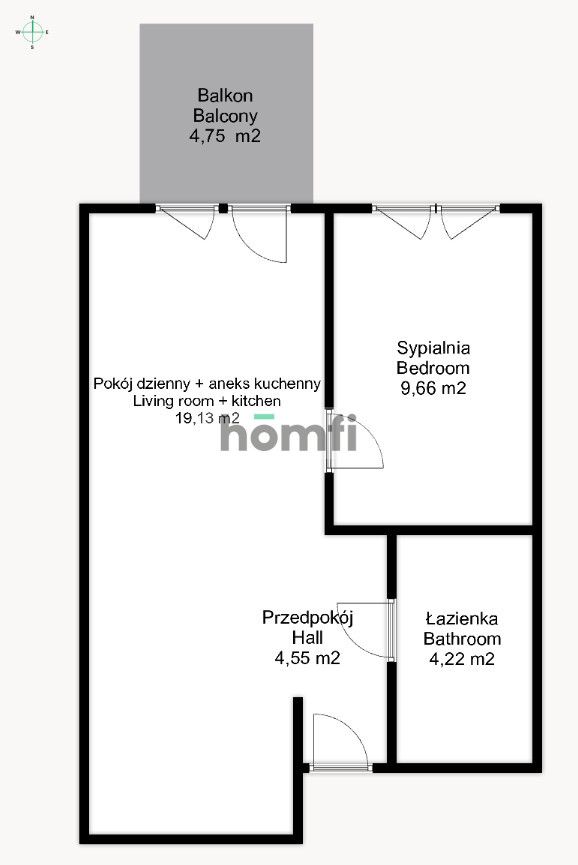 2 pokojowe I balkon I miejsce postojowe I Browary Wrocławskie - Mieszkanie - Wynajem - Wrocław, Śródmieście / Ołbin