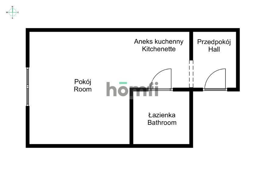 Funkcjonalna kawalerka w sercu Starego Podgórza - Świetna inwestycja na wynajem - Mieszkanie - Sprzedaż - Kraków, Podgórze