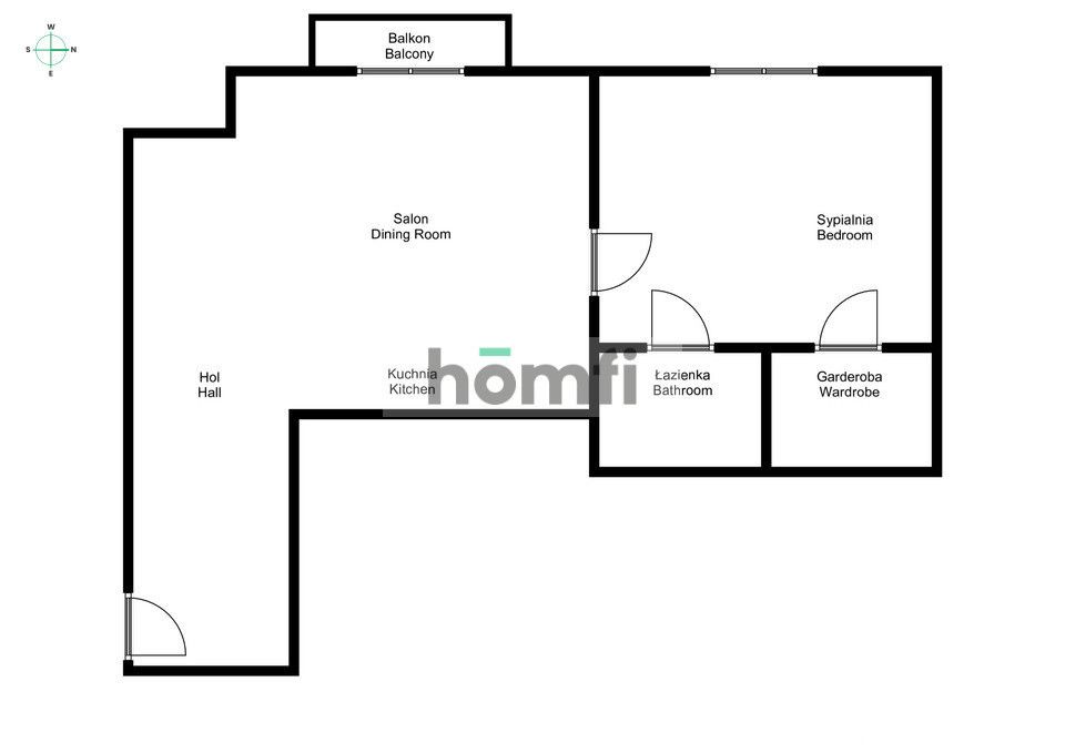 Na wynajem 2 pok mieszkanie Poznań/Jeżyce - Mieszkanie - Wynajem - Poznań, Jeżyce