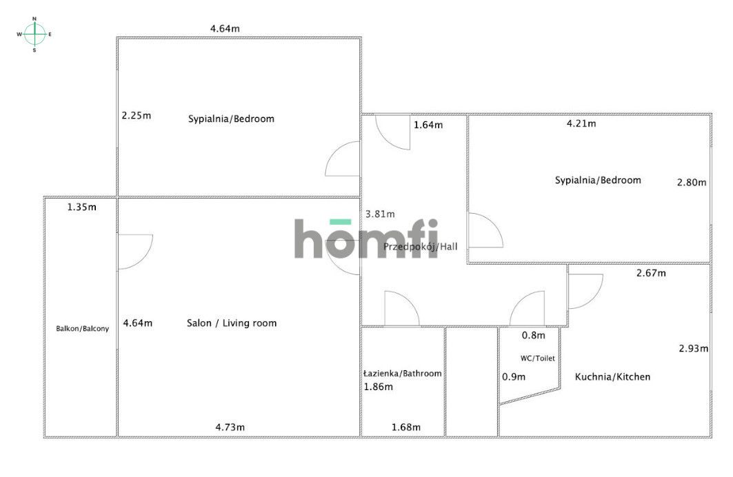65,4 SIKORSKIEGO ŁĘCZNA- 3 POKOJE - Mieszkanie - Sprzedaż - Łęczyński, Łęczna