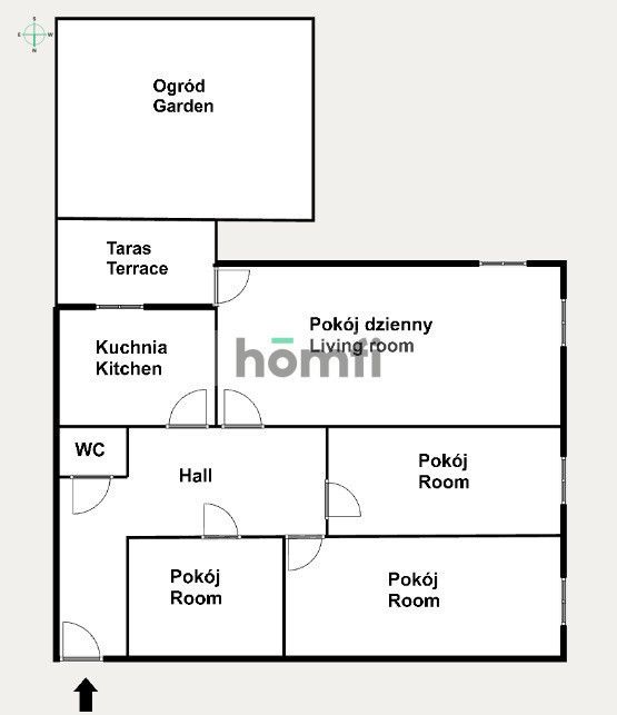 3-pokojowe mieszkanie z tarasem i ogrodem - Mieszkanie - Wynajem - Kraków, Podgórze / Kurdwanów