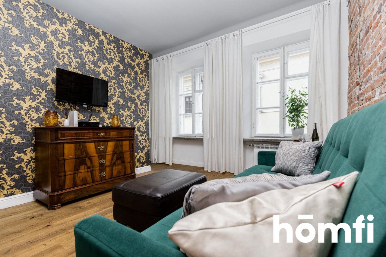 Klimatyczne studio z sypialnią na Starówce - Mieszkanie - Wynajem - Warszawa, Śródmieście