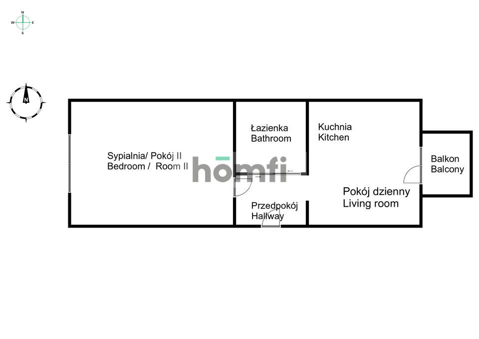 Osiedle Oficerskie, Śródmieście, Dwupokojowe mieszkanie w centrum Miasta - Mieszkanie - Wynajem - Kraków, Śródmieście