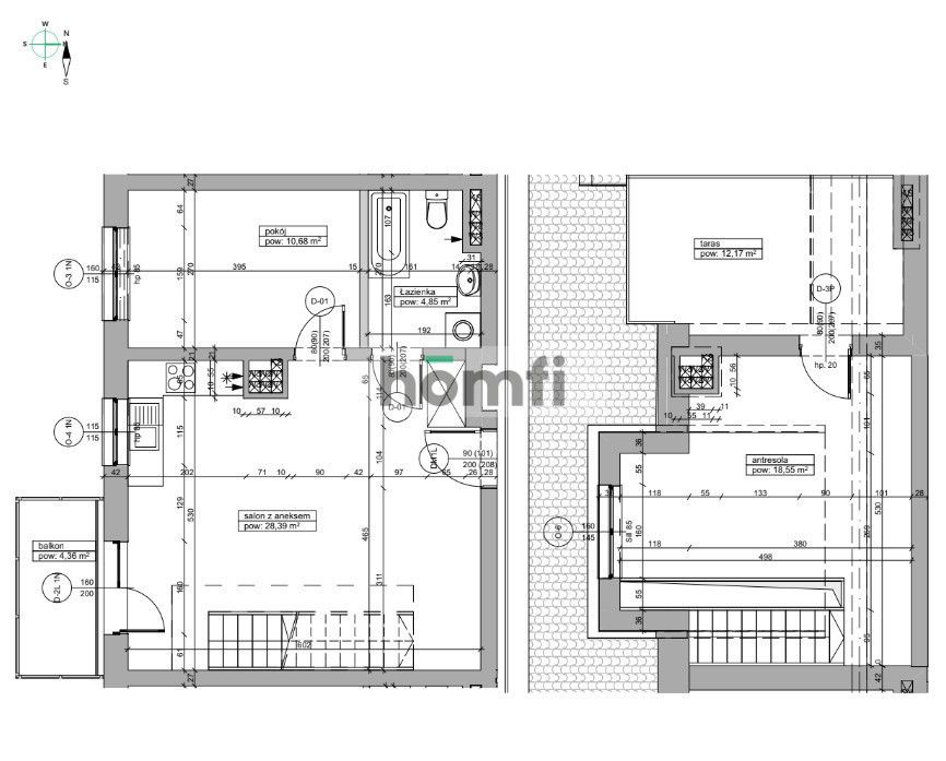 PIĘKNE 3 POKOJOWE MIESZKANIE Z TARASEM I BALKONEM - Mieszkanie - Sprzedaż - Wrocław, Krzyki / Wojszyce