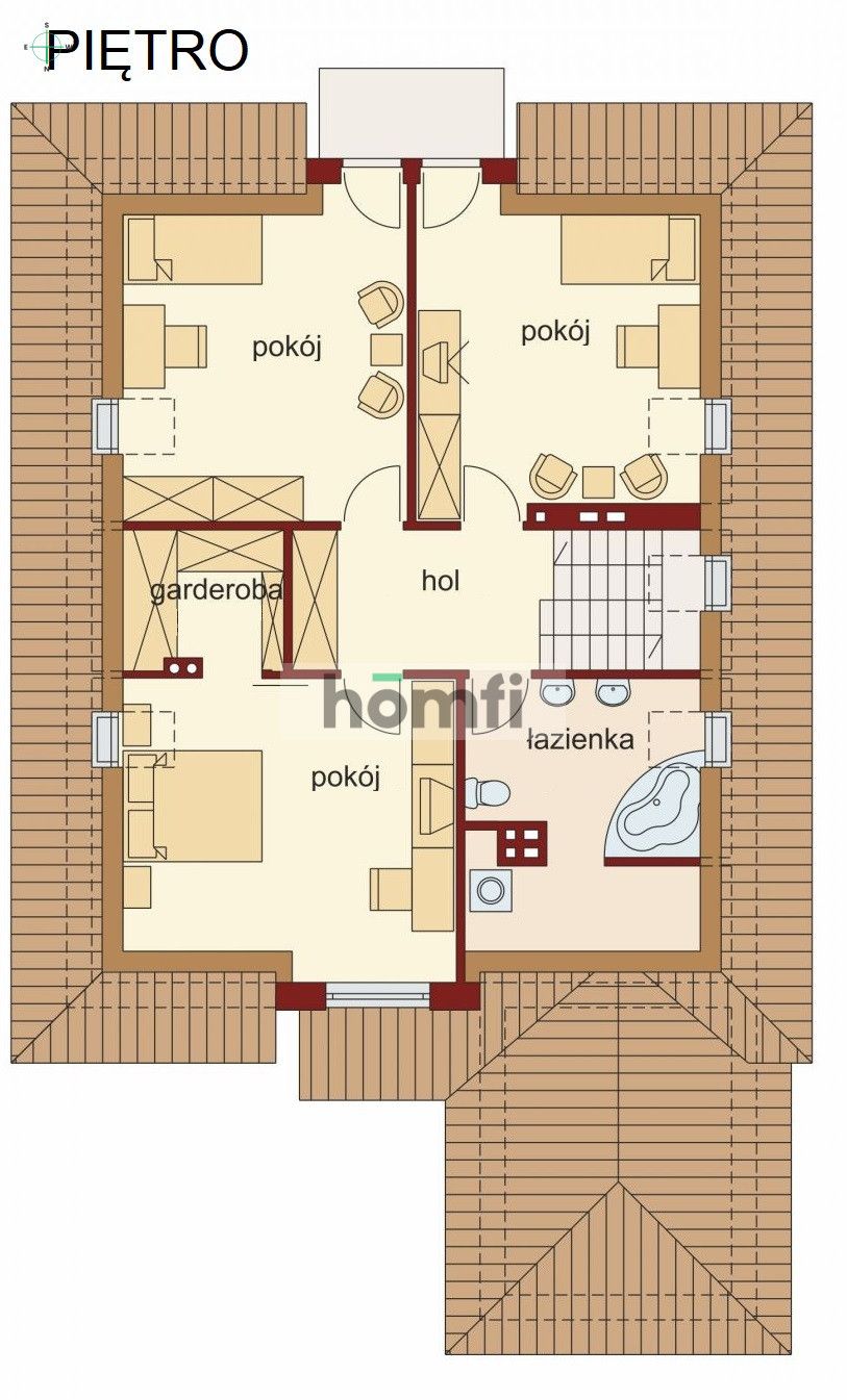HOUSE IN QUIET AND GREEN | 5 ROOMS | WARDROBE | GARAGE | PLOT 18 AR | BY THE NIEPOŁOMICE FOREST | STANIĄTKI MUNICIPALITY NIEPOŁOMICE - House - Sale - Wielicki, Niepołomice / Staniątki