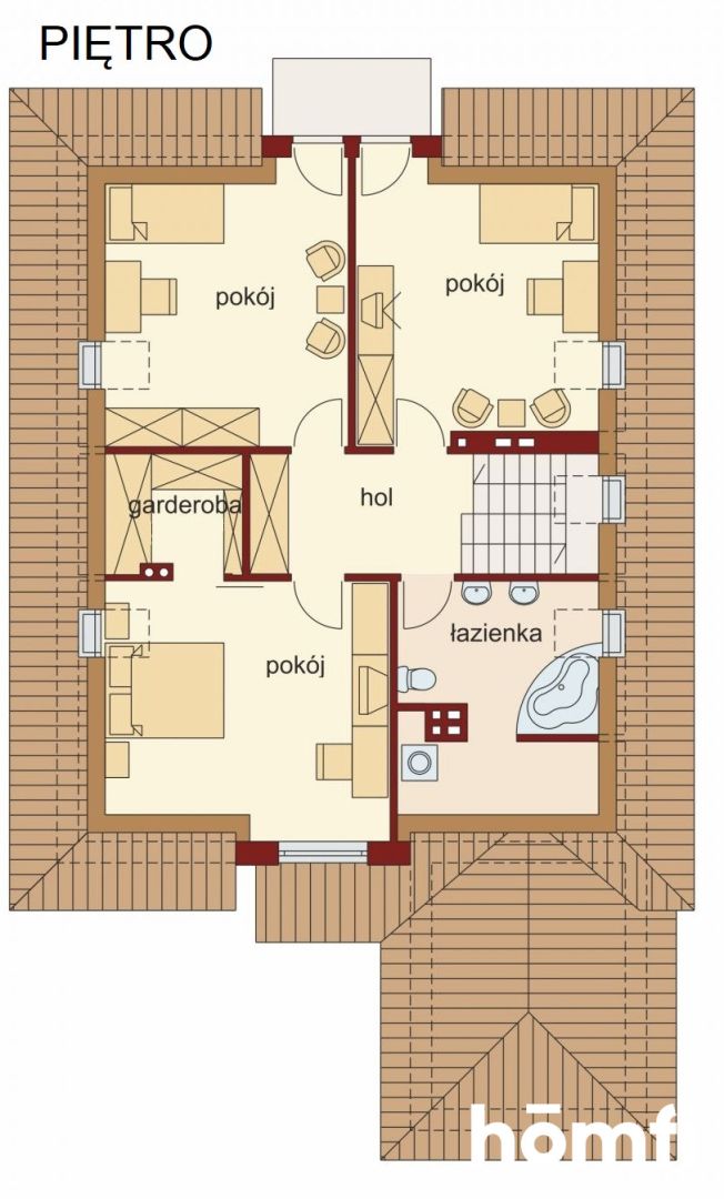 HOUSE IN QUIET AND GREEN | 5 ROOMS | WARDROBE | GARAGE | PLOT 18 AR | BY THE NIEPOŁOMICE FOREST | STANIĄTKI MUNICIPALITY NIEPOŁOMICE - House - Sale - Wielicki, Niepołomice / Staniątki