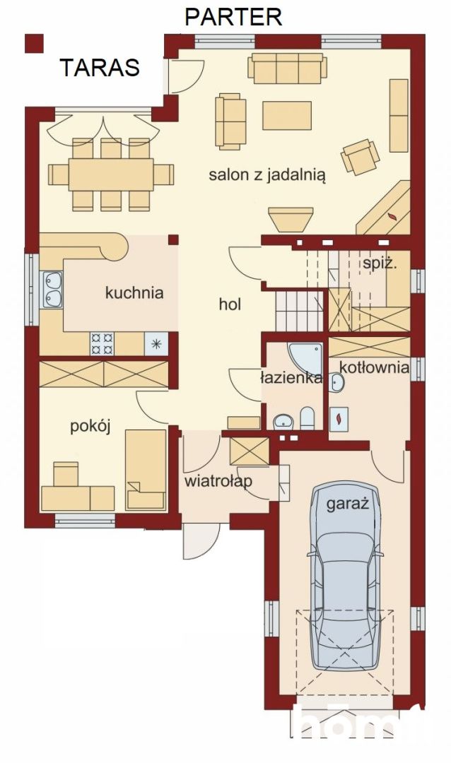 HOUSE IN QUIET AND GREEN | 5 ROOMS | WARDROBE | GARAGE | PLOT 18 AR | BY THE NIEPOŁOMICE FOREST | STANIĄTKI MUNICIPALITY NIEPOŁOMICE - House - Sale - Wielicki, Niepołomice / Staniątki