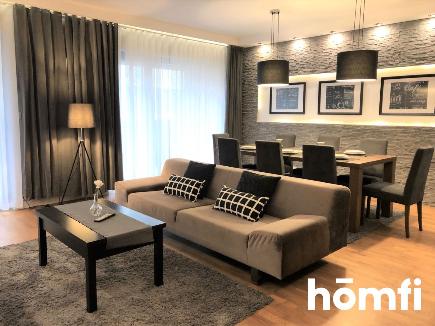 Eleganckie 3-pokojowe mieszkanie z dwoma balkonami - Mieszkanie - Wynajem - Warszawa, Mokotów / Służewiec